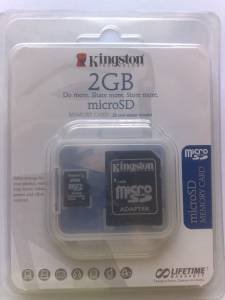 obrázek - microSD 2 GB KINGSTON