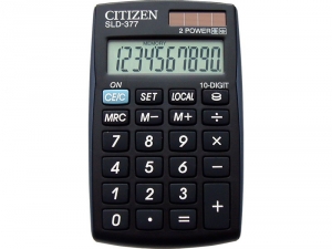 obrázek - Kalkulátor CITIZEN SLD-377, kapesní, 10 digit, dual power