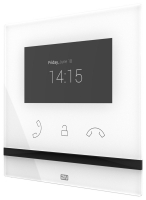 obrázek - 2N® Indoor Compact, vnitřní video jednotka, 4.3“ barevný displej, HD audio, PoE, barva bílá