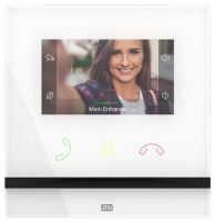 obrázek - 2N® Indoor Compact, vnitřní video jednotka, 4.3“ barevný displej, HD audio, PoE, barva bílá