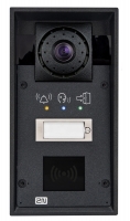 obrázek - 2N® IP Force, dveřní interkom, 1 tl., HD kamera, příprava pro čtečku, piktogramy, 10 W repro