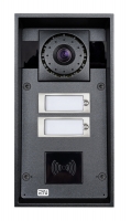 obrázek - 2N® IP Force, dveřní interkom, 2 tl., HD kamera, příprava pro čtečku karet, 10 W repro