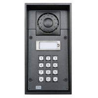 obrázek - 2N® Analog Force, dveřní interkom, 1 tl., klávesnice, IP65, 1 W repro