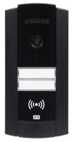 obrázek - 2N® IP Base, dveřní interkom, 2 tl., HD kamera, černý rám