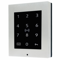 obrázek - 2N® Access Unit 2.0 Touch keypad a RFID, IP čtečka 125 kHz, 13,56 MHz, NFC, bez rámečku