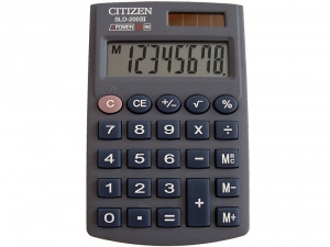 obrázek - Kalkulátor CITIZEN SLD-200, kapesní, 8 digit, cover, dual power