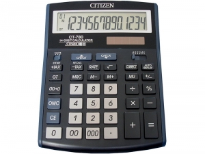 obrázek - Kalkulátor CITIZEN CT-780, stolní, 14 big digit, TAX, dual power