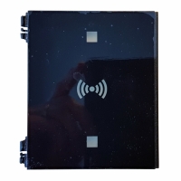 obrázek - 2N IP Verso, náhradní plastový kryt RFID čtečky se symbolem, výklopný, černý